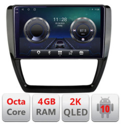 Navigatie dedicata VW Jetta 2011-2018 C-JETTA-15 Android Octa Core Ecran 2K QLED GPS  4G 4+32GB 360 KIT-JETTA-15+EDT-E410-2K