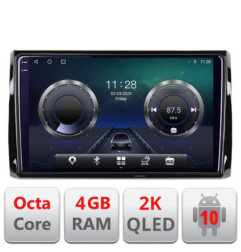 Navigatie dedicata Skoda Kodiaq C-KODIAQ Android Octa Core Ecran 2K QLED GPS  4G 4+32GB 360 KIT-KODIAQ+EDT-E410-2K