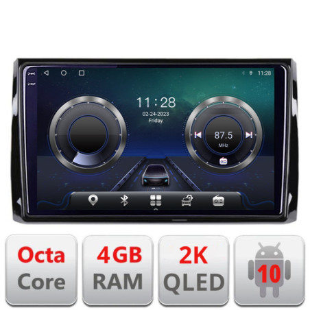 Navigatie dedicata Skoda Kodiaq C-KODIAQ Android Octa Core Ecran 2K QLED GPS  4G 4+32GB 360 KIT-KODIAQ+EDT-E410-2K