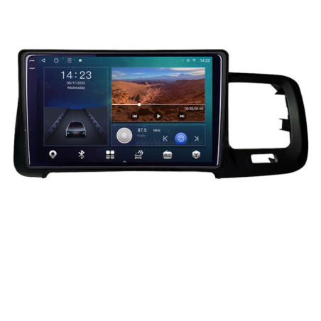 Navigatie dedicata Volvo S60 2014-2018 sistem Sensus Connect B-s60-14  Android Ecran 2K QLED octa core 3+32 carplay android auto kit-s60-14+EDT-E309V3-2K
