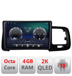 Navigatie dedicata Volvo S60 2014-2018 sistem Sensus Connect C-s60-14 Android Octa Core Ecran 2K QLED GPS  4G 4+32GB 360 kit-s60-14+EDT-E409-2K