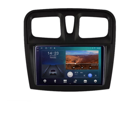 Navigatie dedicata Dacia Sandero 2012-2020 var B  Android Ecran 2K QLED octa core 3+32 carplay android auto kit-sandero-variantb+EDT-E309V3-2K
