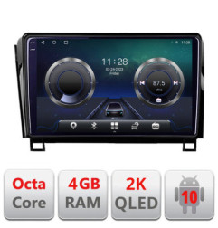 Navigatie dedicata Toyota sequoia intre anii 2008-2017  Android Octa Core Ecran 2K QLED GPS  4G 4+32GB 360 KIT-sequoia+EDT-E410-2K