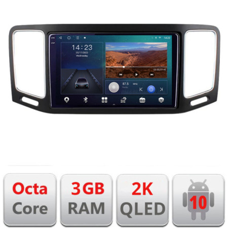 Navigatie dedicata VW Sharan 2011-2020 B-SHARAN  Android Ecran 2K QLED octa core 3+32 carplay android auto KIT-Sharan+EDT-E309V3-2K