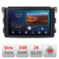 Navigatie dedicata Smart 2005-2010 B-SMART05  Android Ecran 2K QLED octa core 3+32 carplay android auto KIT-smart05+EDT-E309V3-2K