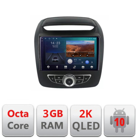 Navigatie dedicata Kia Sorento 2012-2015 masini navigatie de fabrica  Android Ecran 2K QLED octa core 3+32 carplay android auto KIT-sorento12-nav+EDT-E309V3-2K