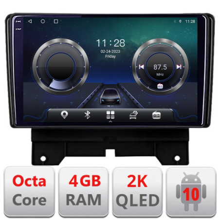 Navigatie dedicata Range Rover Sport 2005-2010 Android Octa Core Ecran 2K QLED GPS  4G 4+32GB 360 kit-sport08+EDT-E409-2K