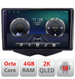 Navigatie dedicata yundai Veloster Android Octa Core Ecran 2K QLED GPS  4G 4+32GB 360 kit-veloster+EDT-E409-2K
