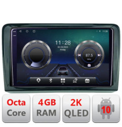 Navigatie dedicata VW PQB C-VW Android Octa Core Ecran 2K QLED GPS  4G 4+32GB 360 KIT-vw+EDT-E410-2K