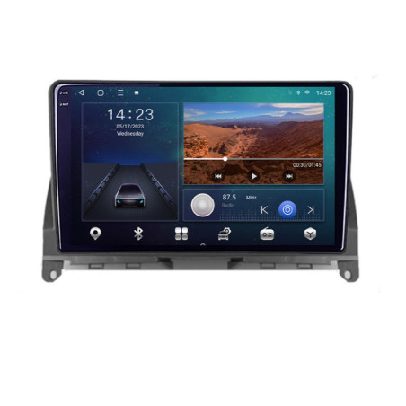 Navigatie dedicata Mercedes W204 2008-2012 B-W204  Android Ecran 2K QLED octa core 3+32 carplay android auto KIT-W204+EDT-E309V3-2K