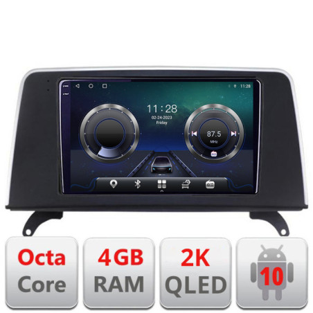 Navigatie dedicata BMW X5 X6 2007-2009 CCC Android Octa Core Ecran 2K QLED GPS  4G 4+32GB 360 KIT-x5-ccc+EDT-E409-2K