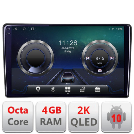 Navigatie dedicata Opel Zafira Corsa Astra Antara 2005-2014 C-ZAFIRA-B Android Octa Core Ecran 2K QLED GPS  4G 4+32GB 360 KIT-ZAFIRA-B+EDT-E409-2K