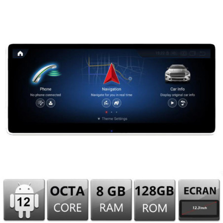 Navigatie dedicata Mercedes A W166, GLA, CLA, G NTG4.5 ecran de 12.3" Android gps 4G 8+128 1920x720