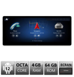 Navigatie dedicata Mercedes C W205 GLC V X  NTG5 ecran de 12.3" Android gps 4G 4+64 1920x720