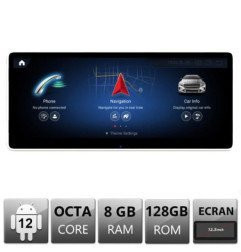Navigatie dedicata Mercedes C W205 GLC V X NTG5 ecran de 12.3" Android gps 4G 8+128 1920x720