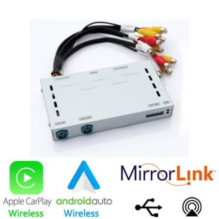 Carplay Android auto Porsche PCM4 CP-PCM4 wireless, cablu, mirrorlink, usb video control touchscreen
