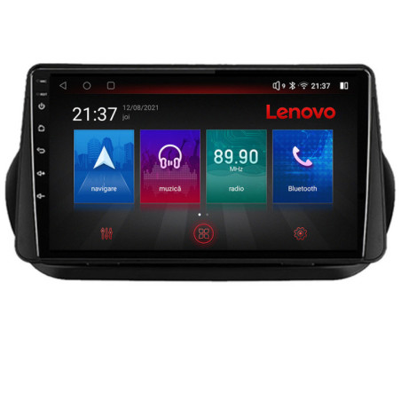 Navigatie dedicata Lenovo Peugeot Bipper, Citroen Nemo, Fiat Qubo 2008-2017 Octacore, 8 Gb RAM, 128 Gb Hdd, 4G, Qled 2K, DSP, Carplay AA, 360,Bluetooth E510-PRO-2K