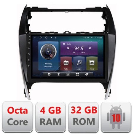 Navigatie dedicata Toyota Camry 2012-2018  Android radio gps internet Octa core 4+32 Kit-camry12+EDT-E410