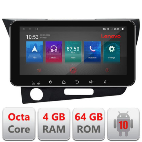 Navigatie dedicata Honda CR-Z 2006-2013  Android radio gps internet Lenovo Octa Core 4+64 LTE ecran de 10.33' wide Kit-crz+EDT-E511-PRO