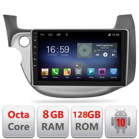 Navigatie dedicata Honda Fit 2008-2013  Android radio gps internet Lenovo Octa Core 8+128 LTE Kit-fit-08+EDT-E609