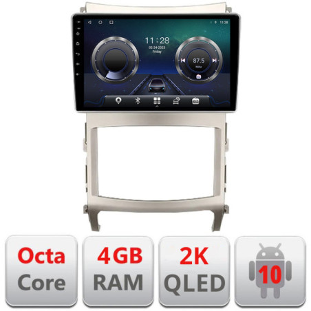 Navigatie dedicata Hyundai IX55 Android ecran Qled 2K Octa core 4+32 Kit-ix55+EDT-E409-2K