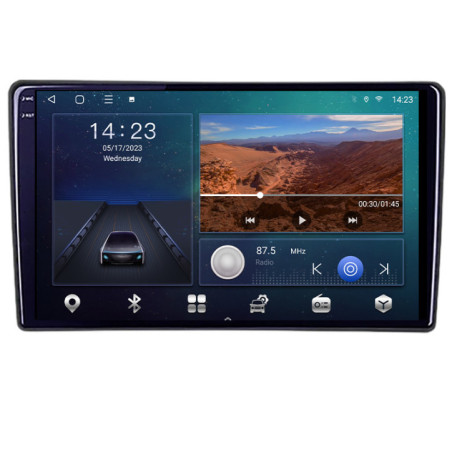Navigatie dedicata Toyota  Android ecran Qled 2K Octa Core 3+32 carplay android auto Kit-toyota-universal+EDT-E309v3-2K