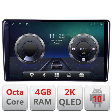 Navigatie dedicata Toyota  Android ecran Qled 2K Octa core 4+32 Kit-toyota-universal+EDT-E409-2K