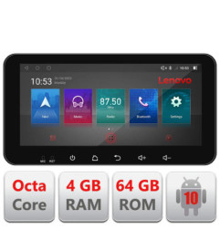 Navigatie dedicata Toyota  Android radio gps internet Lenovo Octa Core 4+64 LTE ecran de 10.33' wide Kit-toyota-universal+EDT-E511-PRO