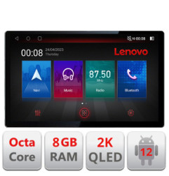 Navigatie dedicata Lenovo Toyota, Ecran 2K QLED 13",Octacore,8Gb RAM,128Gb Hdd,4G,360,DSP,Carplay,Bluetooth EDT-E513-PRO