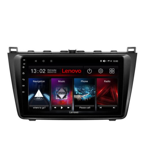 Navigatie dedicata Lenovo Mazda 6 L-012, Octacore, 4Gb RAM, 64Gb Hdd, 4G, QLED 2K, DSP, Carplay, Bluetooth