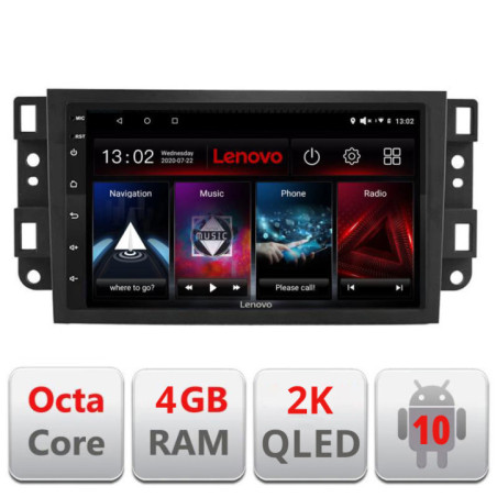 Navigatie dedicata Lenovo Chevrolet Captiva , Octacore, 4Gb RAM, 64Gb Hdd, 4G, QLED 2K, DSP, Carplay, Bluetooth