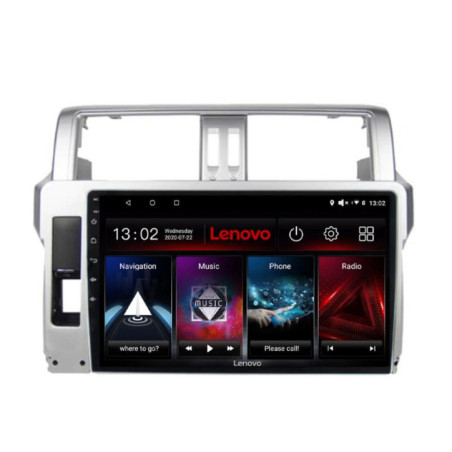 Navigatie dedicata Lenovo Toyota Landcruiser J150 Prado 2014-2017 L-065, Octacore, 4Gb RAM, 64Gb Hdd, 4G, QLED 2K, DSP, Carplay, Bluetooth