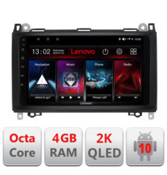 Navigatie dedicata Lenovo Mercedes VW L-068, Octacore, 4Gb RAM, 64Gb Hdd, 4G, QLED 2K, DSP, Carplay, Bluetooth