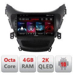 Navigatie dedicata Lenovo Hyundai Elantra 2011-2013 L-092, Octacore, 4Gb RAM, 64Gb Hdd, 4G, QLED 2K, DSP, Carplay, Bluetooth