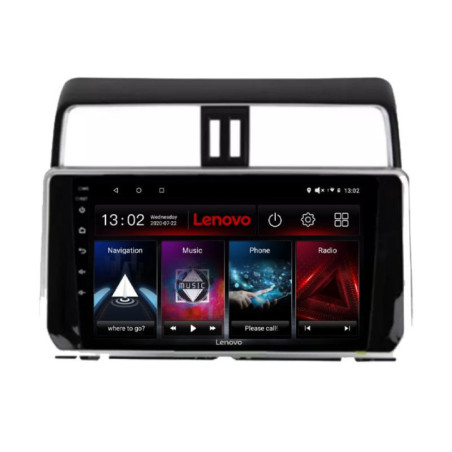 Navigatie dedicata Lenovo Toyota Prado J150 2018- L-1065, Octacore, 4Gb RAM, 64Gb Hdd, 4G, QLED 2K, DSP, Carplay, Bluetooth