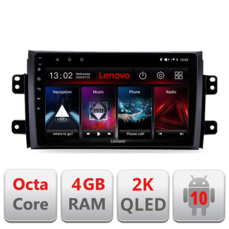 Navigatie dedicata Lenovo Suzuki SX4 2006-2013 L-124, Octacore, 4Gb RAM, 64Gb Hdd, 4G, QLED 2K, DSP, Carplay, Bluetooth