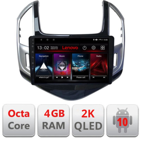 Navigatie dedicata Lenovo Chevrolet Cruze 2013-L-1267, Octacore, 4Gb RAM, 64Gb Hdd, 4G, QLED 2K, 360, DSP, Carplay,Bluetooth