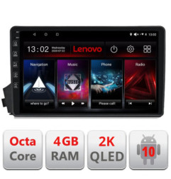 Navigatie dedicata Lenovo Ssangyong Kyron Actyon L-158, Octacore, 4Gb RAM, 64Gb Hdd, 4G, QLED 2K, DSP, Carplay, Bluetooth