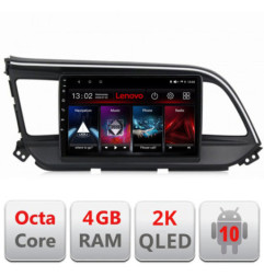 Navigatie dedicata Lenovo Hyundai Elantra 2018- L-1581, Octacore, 4Gb RAM, 64Gb Hdd, 4G, QLED 2K, DSP, Carplay, Bluetooth
