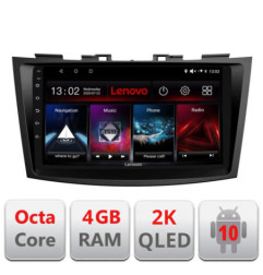 Navigatie dedicata Lenovo Suzuki Swift 2011-2019 L-179, Octacore, 4Gb RAM, 64Gb Hdd, 4G, QLED 2K, DSP, Carplay, Bluetooth