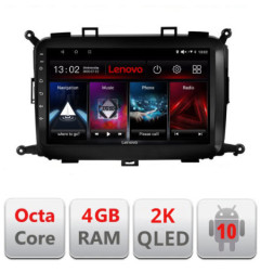 Navigatie dedicata Lenovo Kia Carens 2013-2018 L-2023, Octacore, 4Gb RAM, 64Gb Hdd, 4G, QLED 2K, DSP, Carplay, Bluetooth