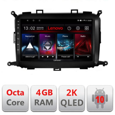 Navigatie dedicata Lenovo Kia Carens 2013-2018 L-2023, Octacore, 4Gb RAM, 64Gb Hdd, 4G, QLED 2K, DSP, Carplay, Bluetooth