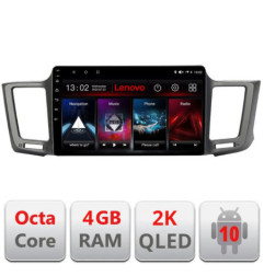 Navigatie dedicata Lenovo Toyota RAV4 2013-2018 L-247, Octacore, 4Gb RAM, 64Gb Hdd, 4G, QLED 2K, DSP, Carplay, Bluetooth