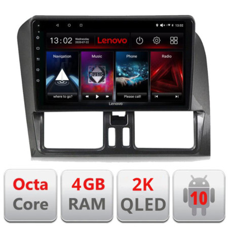 Navigatie dedicata Lenovo Volvo XC60 L-272, Octacore, 4Gb RAM, 64Gb Hdd, 4G, QLED 2K, DSP, Carplay, Bluetooth