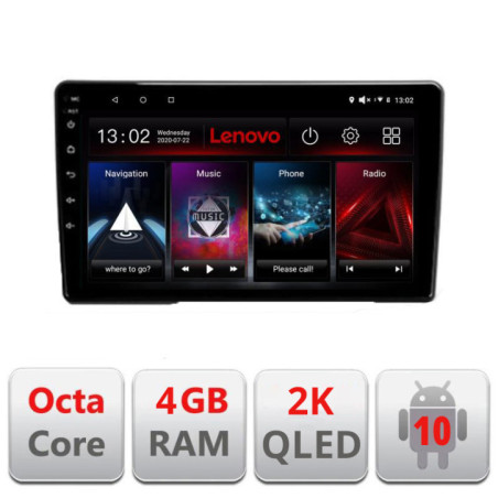 Navigatie dedicata Lenovo Peugeot 308 2013-2018 L-308, Octacore, 4Gb RAM, 64Gb Hdd, 4G, QLED 2K, DSP, Carplay, Bluetooth