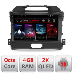 Navigatie dedicata Lenovo Kia Sportage 2011-2015 L-325, Octacore, 4Gb RAM, 64Gb Hdd, 4G, QLED 2K, DSP, Carplay, Bluetooth