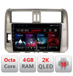 Navigatie dedicata Lenovo Toyota Prado 2010-2013 L-347, Octacore, 4Gb RAM, 64Gb Hdd, 4G, QLED 2K, DSP, Carplay, Bluetooth
