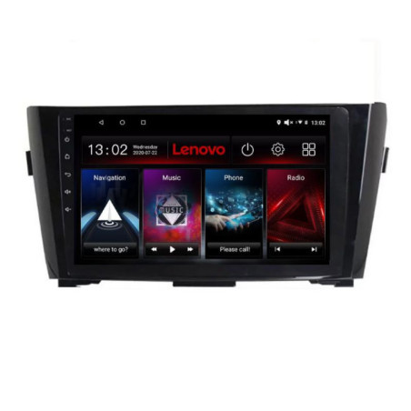 Navigatie dedicata Lenovo Nissan Qashqai L-353, Octacore, 4Gb RAM, 64Gb Hdd, 4G, QLED 2K, DSP, Carplay, Bluetooth