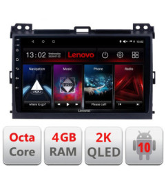 Navigatie dedicata Lenovo Toyota Prado 2004-2009 L-456, Octacore, 4Gb RAM, 64Gb Hdd, 4G, QLED 2K, DSP, Carplay, Bluetooth