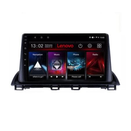Navigatie dedicata Lenovo Mazda 3 2014-2019 L-463, Octacore, 4Gb RAM, 64Gb Hdd, 4G, QLED 2K, DSP, Carplay, Bluetooth